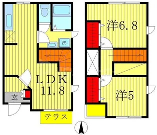 グリーンヴァリーの間取り