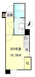 CFジオーレ西尾久【3階】の間取り