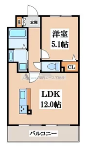 coco vialatte(ココビアラテ)【2階】の間取り