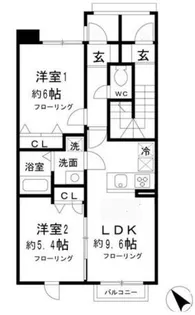 シエル【1階】の間取り