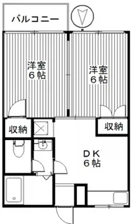 阿部ハイツ【2階】の間取り