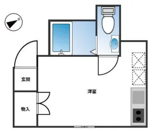 アンベリール西日暮里【1階】の間取り