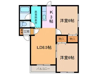 ハイムメテオール【2階】の間取り