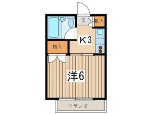 メゾン不二【2階】の間取り