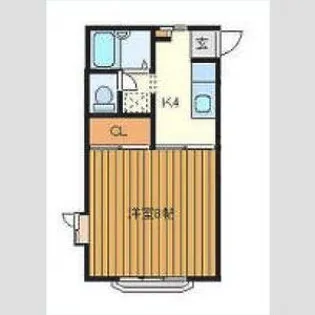 コーポエムケイ【2階】の間取り