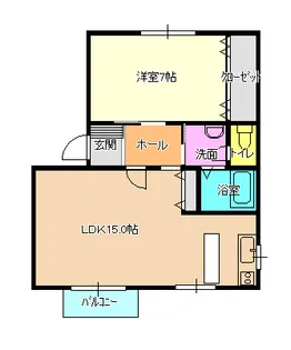 Villaグランメール【1階】の間取り