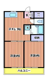 ピースフルマンション【1階】の間取り