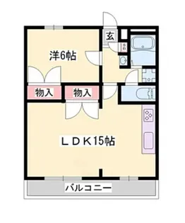 ライラック【1階】の間取り