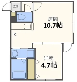 スマイルステージ【2階】の間取り