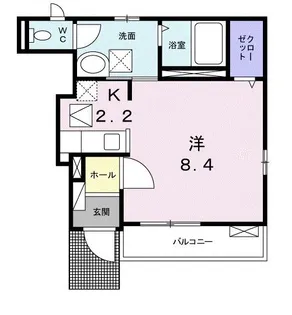 エトワール【1階】の間取り