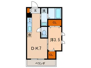オリーブガーデンヒルズ【1階】の間取り