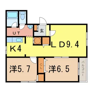 ピュアライフIII【1階】の間取り