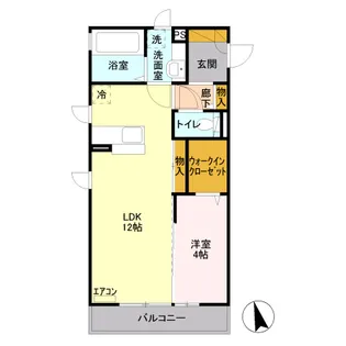 ペルス・ネージュ【2階】の間取り