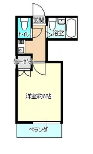 和ハイツ【2階】の間取り