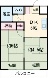 多摩川ハイツ【3階】の間取り