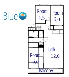 ハイツ崇善【1階】の間取り