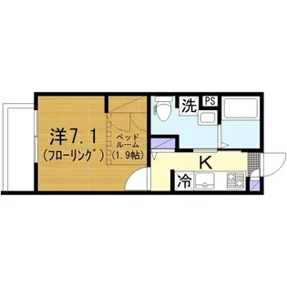 プエンテ【2階】の間取り