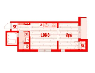 REVEUR HILL【1階】の間取り