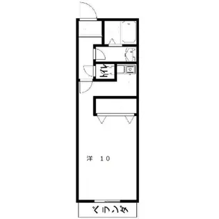 エスポワールM【1階】の間取り