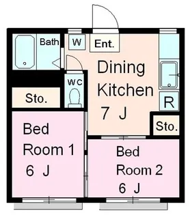 FLATS83【2階】の間取り