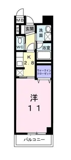 ボヌール ドゥ【2階】の間取り