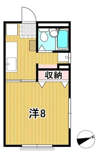 シーサイドヴィラ15【1階】の間取り