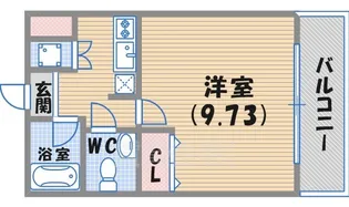 ラ・セーヌ西宮【4階】の間取り
