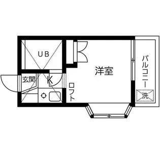 パピヨン豊町【2階】の間取り