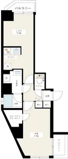 ハーモニーレジデンス品川荏原【9階】の間取り