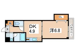 アミティ武庫之荘【2階】の間取り