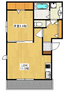 M・ハイツB棟【2階】の間取り