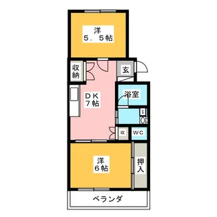 守屋ビル【2階】の間取り