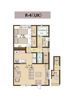 ファーストストーリー・渡場A【2階】の間取り