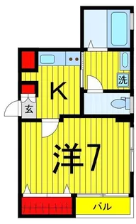 フォートヨコリン【3階】の間取り