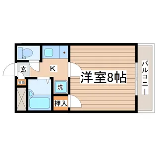 ビューパレス鹿野【1階】の間取り