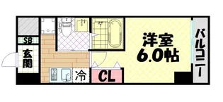 グランパシフィック花園北【4階】の間取り