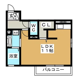 グランスクエア I番館【2階】の間取り