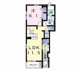LEXELLA10 A【1階】の間取り