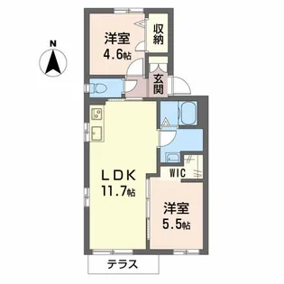 Castor A【1階】の間取り
