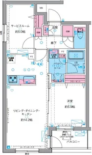 GENOVIA西高島平II【2階】の間取り