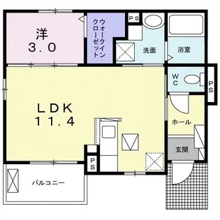 プルミエール・メゾン II【1階】の間取り