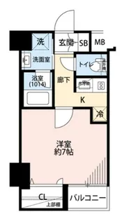 プレール・ドゥーク亀戸IV【8階】の間取り
