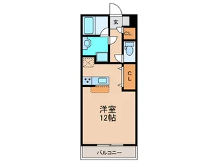 ストューディオエヌ【2階】の間取り