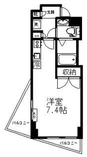 JPC北品川【9階】の間取り