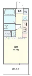 ラフィーネ反町【2階】の間取り