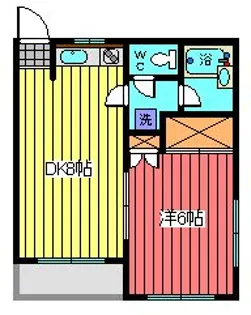 サウスハイツ【2階】の間取り