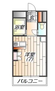 フロレスタ三輪【2階】の間取り
