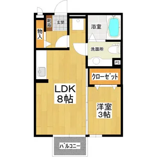 アルカンシェル【2階】の間取り