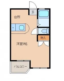 ヴィラエスポワール古来【4階】の間取り