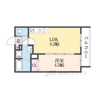 TIOALBA【2階】の間取り
